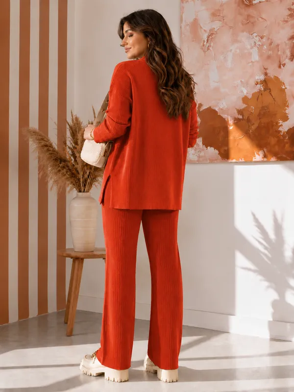 UnFold_||_Womens_Premium_Co-ord_Set_||_Stylish_Collar_T-Shirt_&_Full_Track_Combo_||_Casual_+_Lounge_Wear