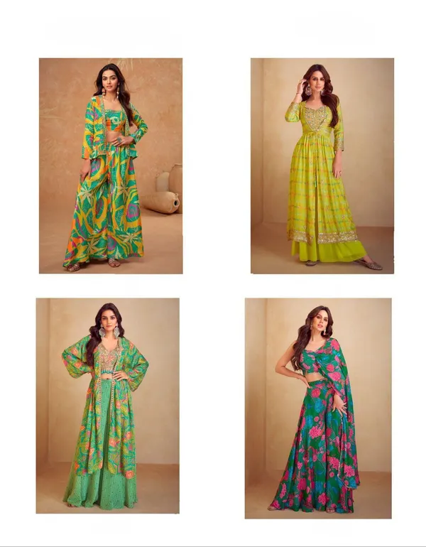 Green_Floral_Print_Lehenga_Choli_Set_With_Dupatta