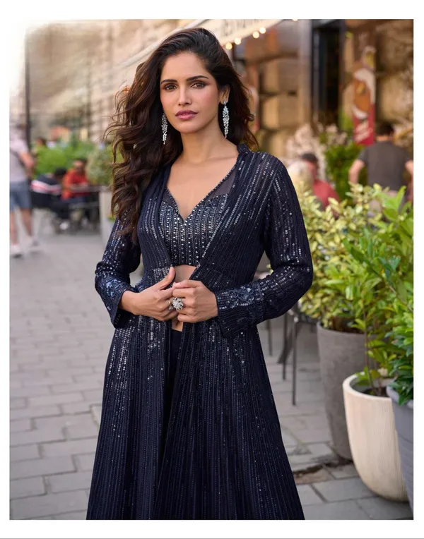 Navy_Blue_Sequin_Embellished_Anarkali_Suit_Set