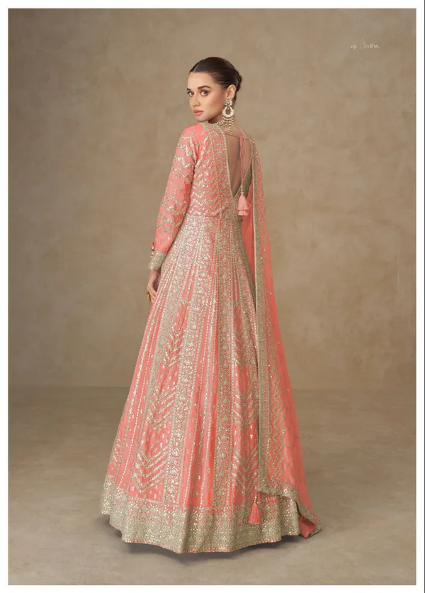 Peach_Embroidered_Anarkali_Gown_With_Dupatta