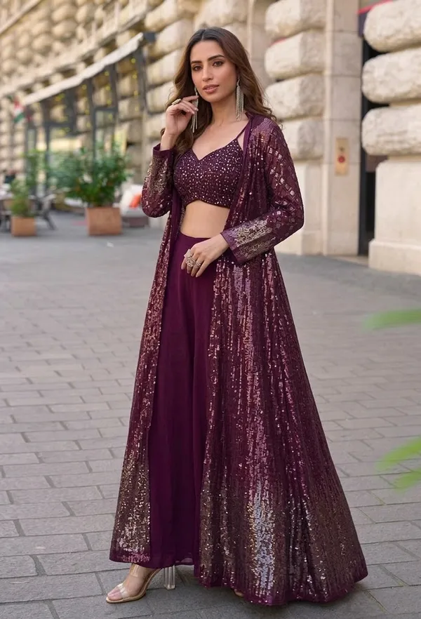Multicolor_Women_Embellished_Ethnic_Co_Ord_Set_With_Sequin_Jacket