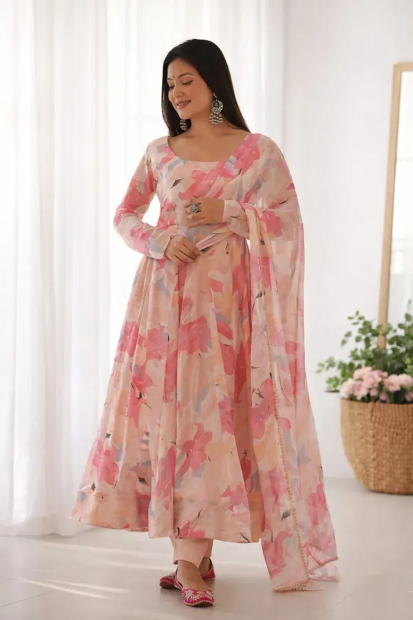 Pink_Floral_Printed_Anarkali_Suit_Set_With_Dupatta