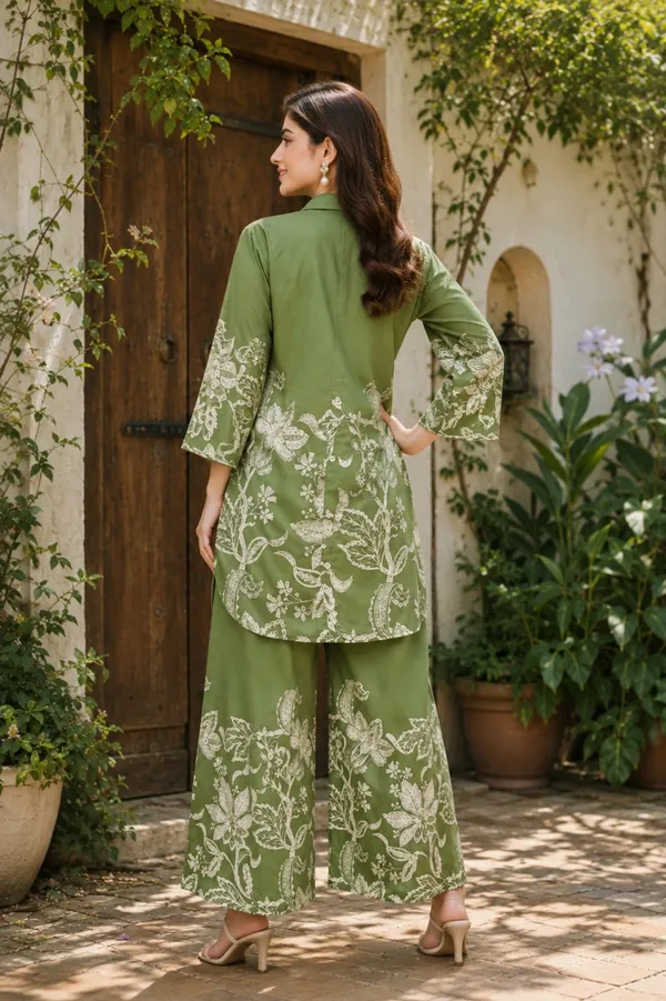 Grren_Co-ord-Set