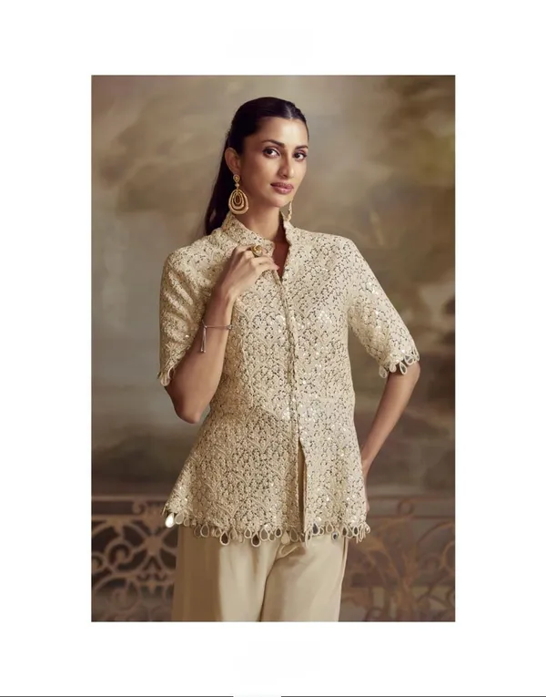 Cream_Elegant_Embroidered_Lace_Top_With_Tassel_Detailing