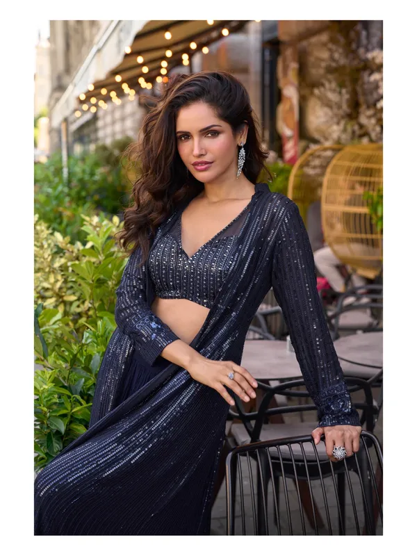 Navy_Blue_Sequin_Embellished_Anarkali_Suit_Set