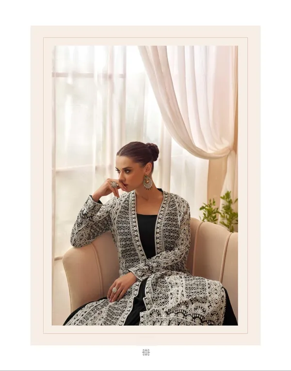 White_Elegant_Floral_Embroidered_Jacket_Style_Kurta_Set