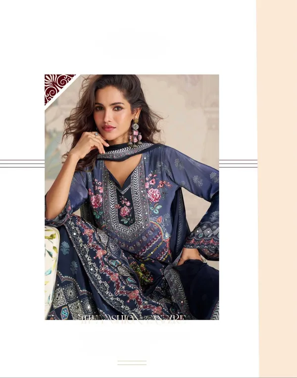 Navy_Blue_Embroidered_Sharara_Suit_Set_With_Floral_Design