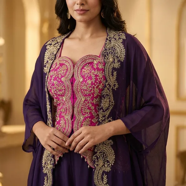 Purple_Embellished_Kaftan_Style_Dress_With_Intricate_Beadwork