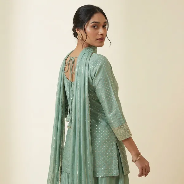 Mint_Green_Embroidered_Kurta_Set_With_Dupatta_-_Ethnic_Wear_For_Women