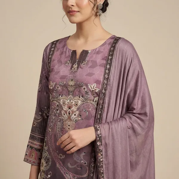 Purple_Embroidered_Pakistani_Style_Suit_Set_With_Dupatta