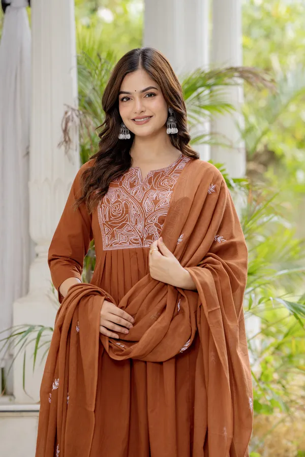 Rust_Embroidered_Anarkali_Kurta_Set_with_Dupatta_for_Women