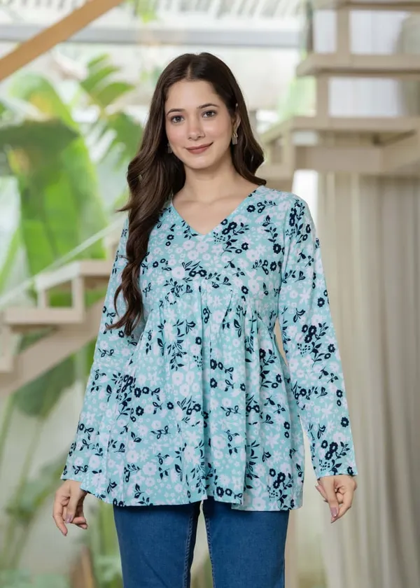 Light_Blue_Floral_Print_Long_Sleeve_Top