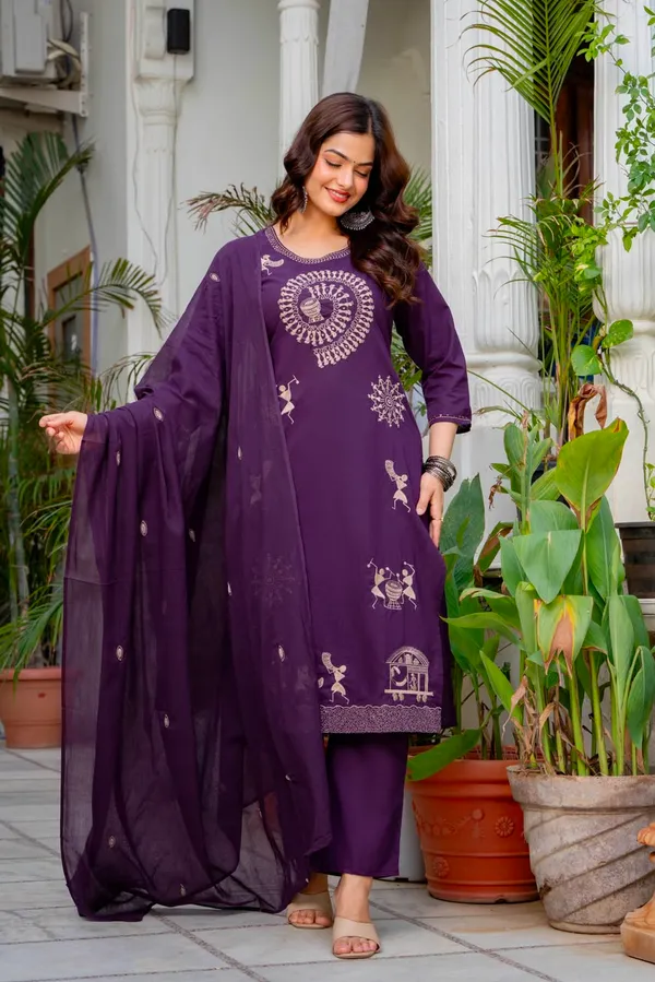 Purple_Embroidered_Ethnic_Kurta_Set_with_Dupatta_for_Women