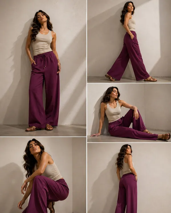 Purple_Cotton_Wide_Leg_Drawstring_Pants_for_Women