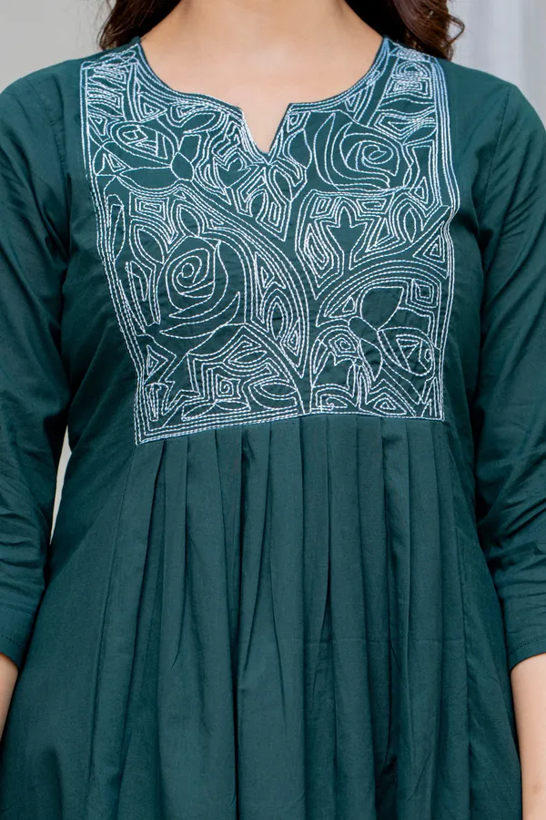 Teal_Embroidered_Anarkali_Kurta_Set_with_Dupatta_for_Women