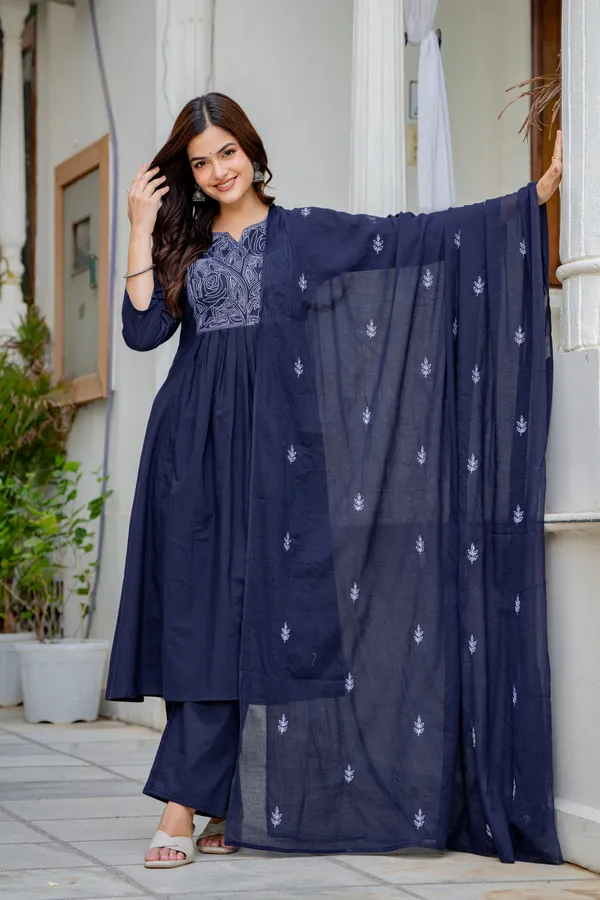 Navy_Blue_Embroidered_Kurta_Set_with_Dupatta_for_Women