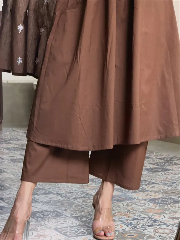 Brown_Georgette_Embroidered_Anarkali_Suit_Set_for_Women