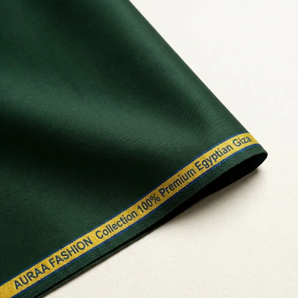 Bottle_Green_Original_60X60_Giza_Cotton_Premium_Unstitched_Shirts_Fabric_For_Men