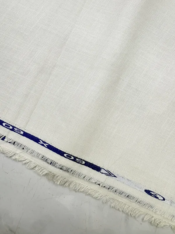 Cream_Premium_Linen_Blended_Unstitched_Shirts_Fabric_For_Men