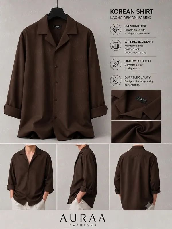 Armani_Coffee_Korean_Lachka_Shirt_&_Pathani_Fabric_–_Premium_Fabric_Quality