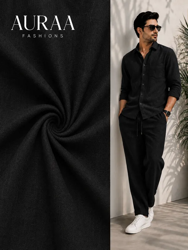 Black_Linen_Cotton_Co-ord_Set_For_Men