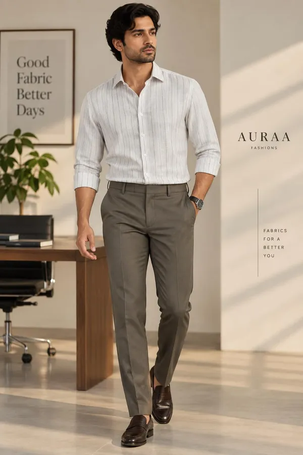 Executive_Ivory_Stripe_Linen_Cotton_Shirt_&_Italian_Cotton_Trouser_Fabric_Combo