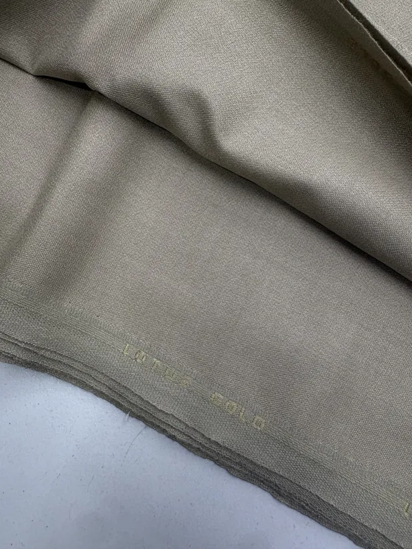 Khaki_Premium_Summercool_Office_Wear_Lotus_Unstitched_Shirts_Fabric_For_Men