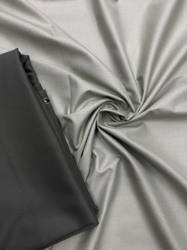 Olive_Grey_And_Black_Summercool_Lotus_Unstitched_Pant_And_Shirt_Fabric_For_Men