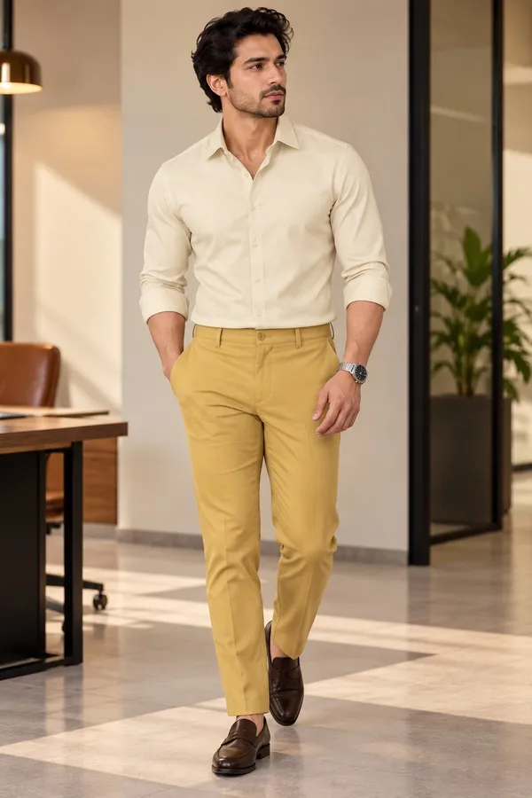 Light_Biege_Shirt_&_Yellow_Trousers_Combo_For_Men_