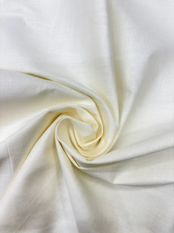 Cream_Premium_Linen_Blended_Unstitched_Shirts_Fabric_For_Men