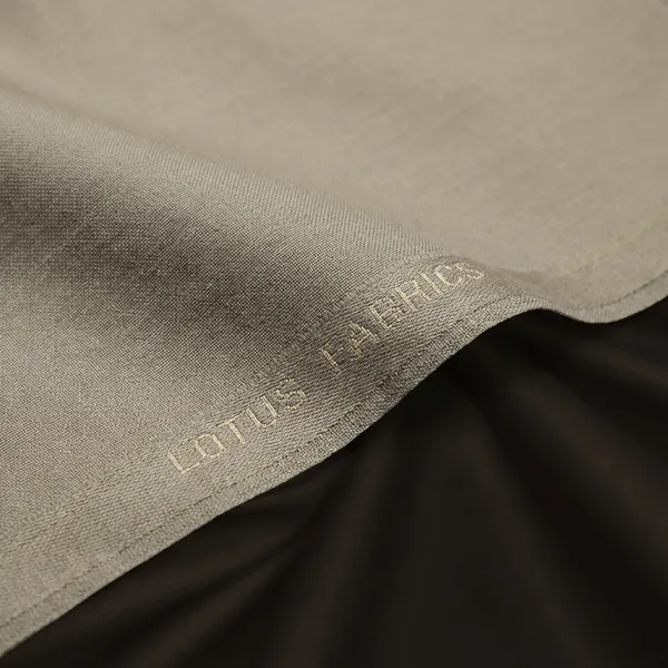 Khaki_Premium_Summercool_Office_Wear_Lotus_Unstitched_Shirts_Fabric_For_Men