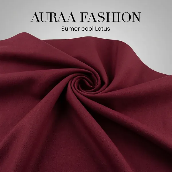 Maroon_Premium_Summercool_Office_Wear_Lotus_Unstitched_Shirts_Fabric_For_Men
