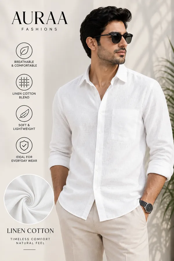 White_Premium_Linen_Blended_Unstitched_Shirts_Fabric_For_Men