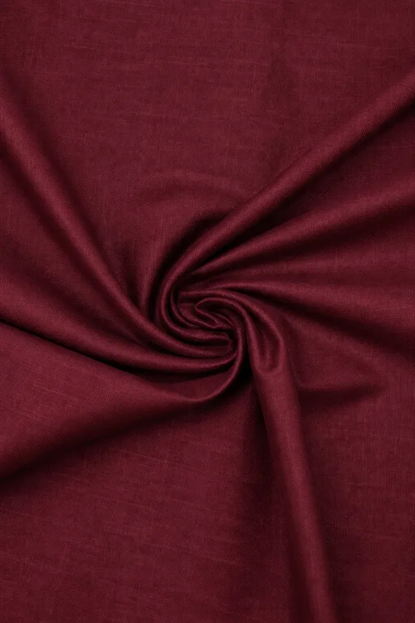 Mahroon_Premium_Linen_Blended_Unstitched_Shirts_Fabric_For_Men