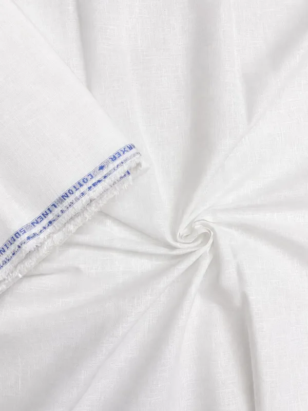Original_100%_Premium_Cotton_Linen_White_&_White_Combo_For_Men_-_Shirt_&_Pant