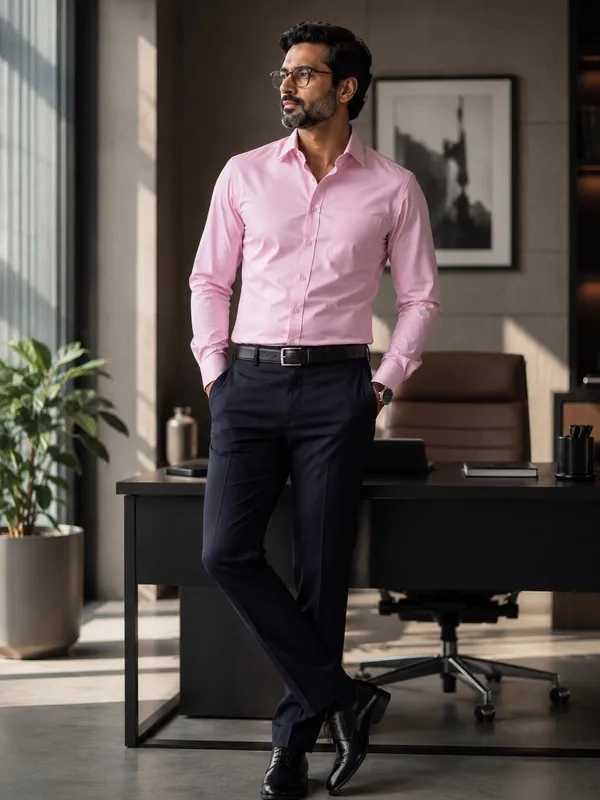 Baby_Pink_And_Navy_Blue_Summercool_Lotus_Unstitched_Pant_And_Shirt_Fabric_For_Men