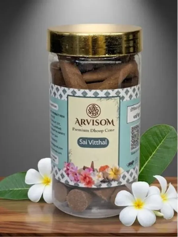 Sai_Vitthal_Premium_Dhoop_Cone_200_Gram_Pack_Of_1_(_Worth_240/-_)_and_2_Roll_On_of_3ml__(_Worth_200/-_)_Total_Worth_440__and_Offer_Price_300