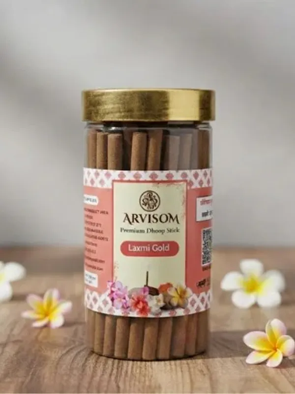 Laxmi_Gold_Premium_Dhoop_Stick_100_Gram_Pack_Of_2__(_Worth_260/-_)_and_2_Roll_On_of_3ml__(_Worth_200/-_)_Total_Worth_460__and_Offer_Price_320