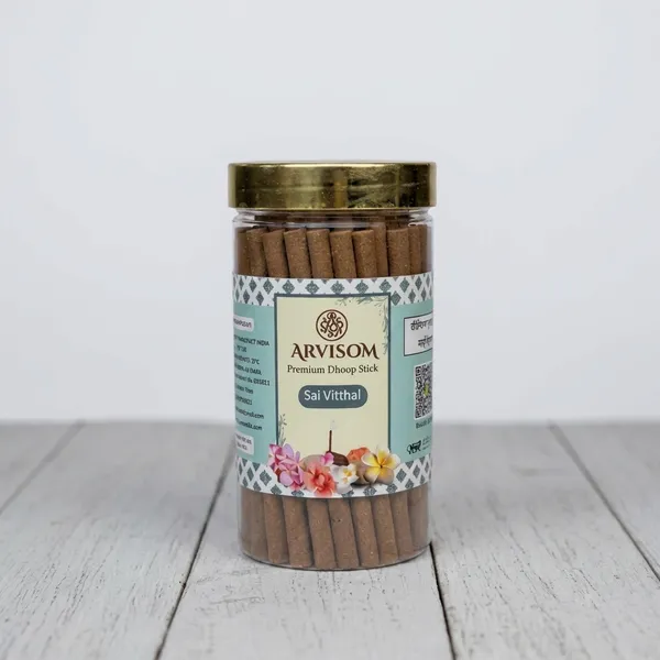 Sai_Vitthal_Premium_Dhoop_Stick_100_Gram_Pack_Of_2__(_Worth_260/-_)_and_2_Roll_On_of_3ml__(_Worth_200/-_)_Total_Worth_460__and_Offer_Price_320