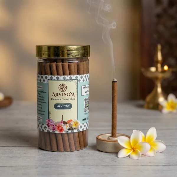 Sai_Vitthal_Premium_Dhoop_Stick_100_Gram_Pack_Of_2__(_Worth_260/-_)_and_2_Roll_On_of_3ml__(_Worth_200/-_)_Total_Worth_460__and_Offer_Price_320