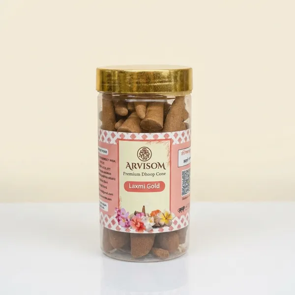 Laxmi_Gold_Premium_Dhoop_Cone_200_Gram_Pack_Of_1_(_Worth_240/-_)_and_2_Roll_On_of_3ml__(_Worth_200/-_)_Total_Worth_440__and_Offer_Price_300