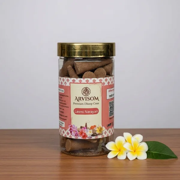 Laxmi_Narayan_Premium_Dhoop_Cone_100_Gram_Pack_Of_2_(_Worth_260/-_)_and_2_Roll_On_of_3ml__(_Worth_200/-_)_Total_Worth_460__and_Offer_Price_320