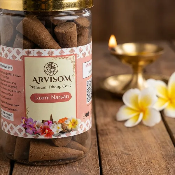 Laxmi_Narayan_Premium_Dhoop_Cone_200_Gram_Pack_Of_1_(_Worth_240/-_)_and_2_Roll_On_of_3ml__(_Worth_200/-_)_Total_Worth_440__and_Offer_Price_300