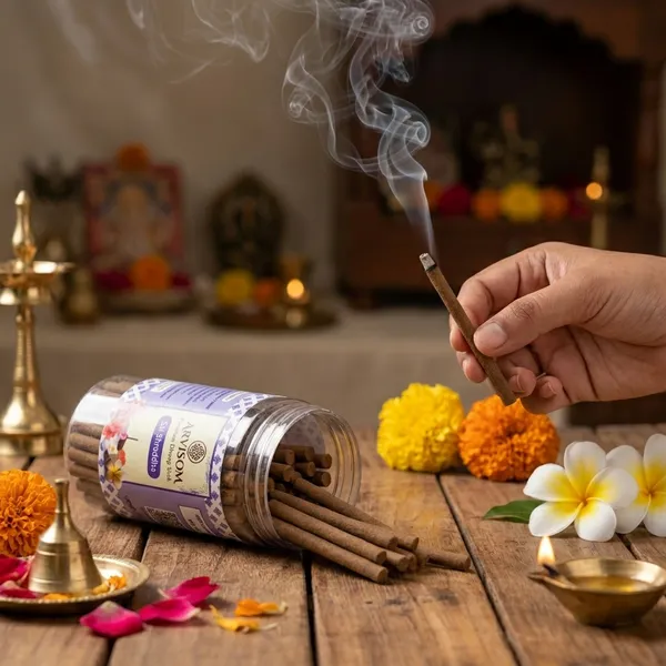 Arvisom_Sai_Shraddha_Premium_Dhoop_Sticks_200_Gm_Pack_Of_1_(Worth_240/-)_And_2_Roll_On_Of_3ml_(Worth_200/-)_Total_Worth_440_And_Offer_Price_300_