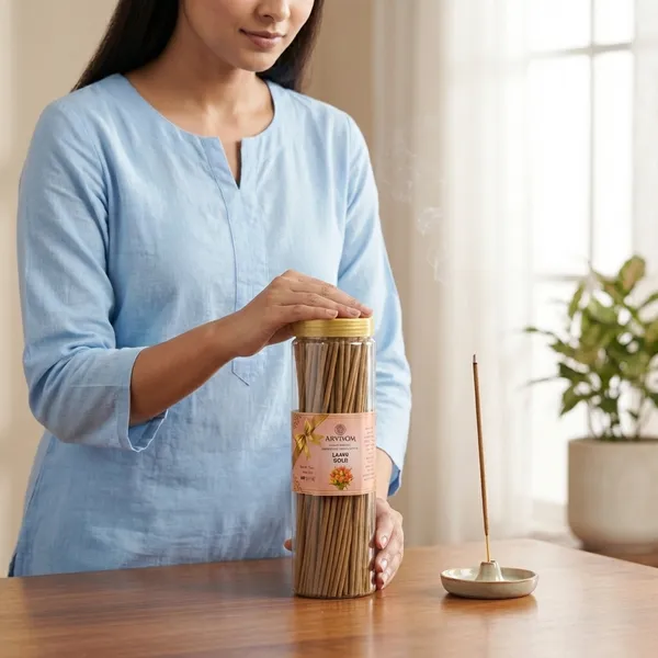 Arvisom_Laxmi_Gold_Bambooless_Incense_Sticks_250Gm_Pack_of__1_(_Worth_350/-_)_and_2_Roll_On_of_3ml__(_Worth_200/-_)_Total_Worth_550__and_Offer_Price_350