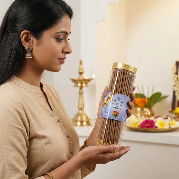 Arvisom_Sai_Shraddha_Premium_Bamboo_Less_Agarbatti_250_Gram_Pack_of__1_(_Worth_350/-_)_and_2_Roll_On_of_3ml__(_Worth_200/-_)_Total_Worth_550__and_Offer_Price_350