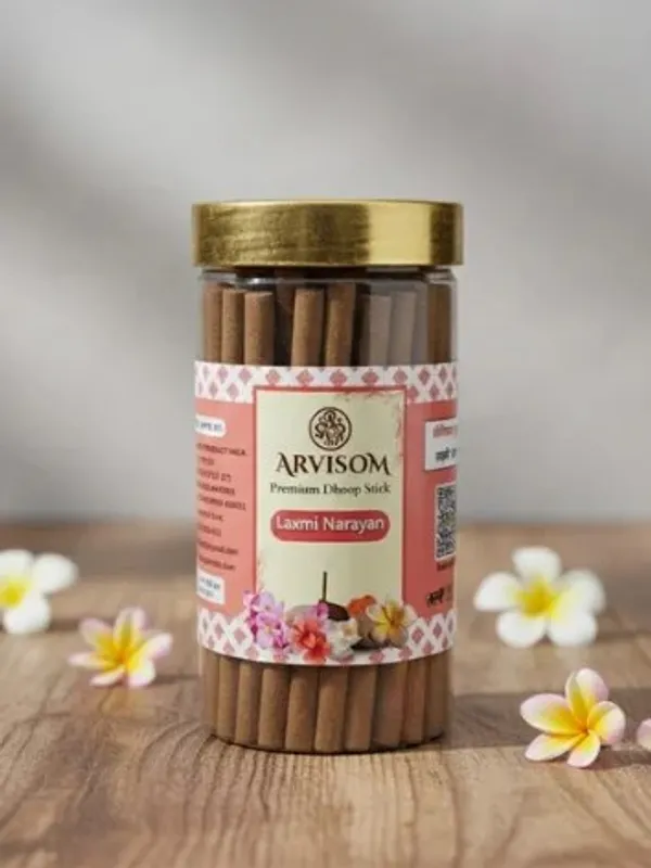 Laxmi_Narayan_Premium_Dhoop_Stick_100_Gram_Pack_Of_2__(_Worth_260/-_)_and_2_Roll_On_of_3ml__(_Worth_200/-_)_Total_Worth_460__and_Offer_Price_320