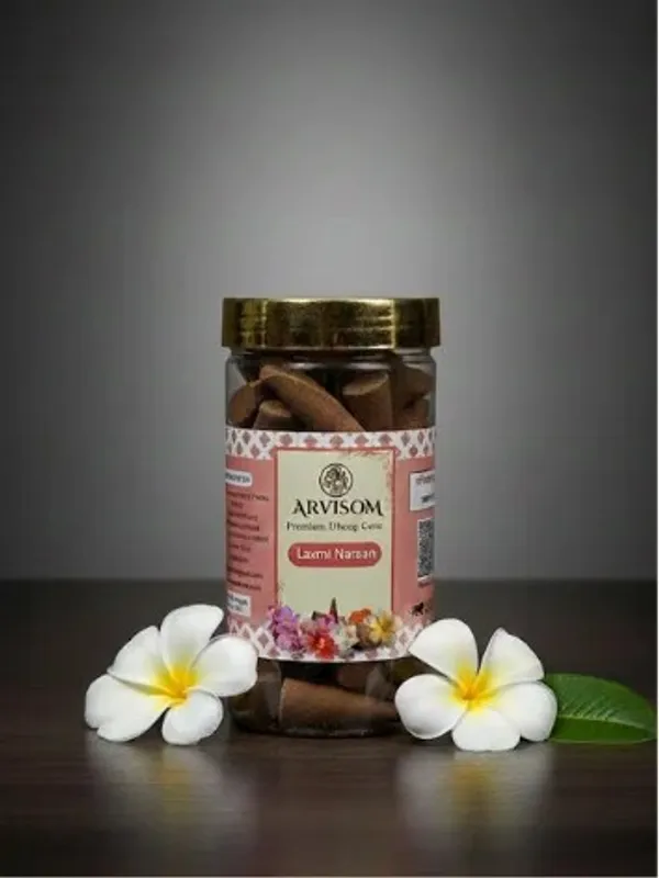 Laxmi_Narayan_Premium_Dhoop_Cone_200_Gram_Pack_Of_1_(_Worth_240/-_)_and_2_Roll_On_of_3ml__(_Worth_200/-_)_Total_Worth_440__and_Offer_Price_300