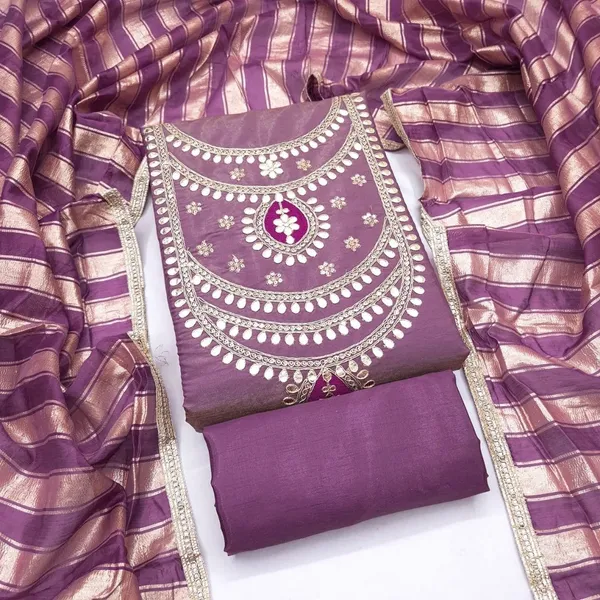 Purple_Silk_Embroidered_Zari_Unstitched_Suit_Material_For_Women