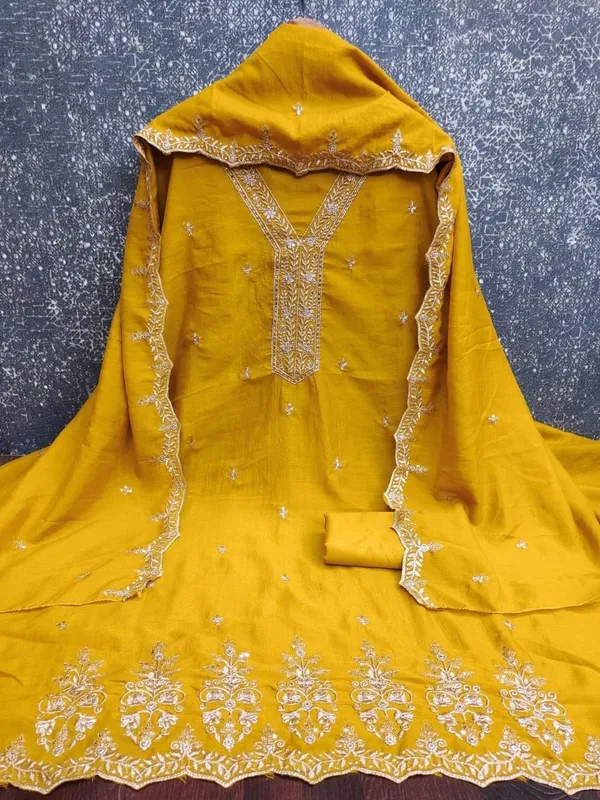 Silk_Festive_Embroidered_Yellow_Suit_Material